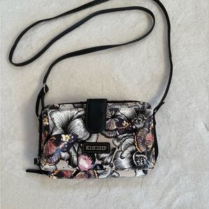 Koltov Floral Butterfly Compact Crossbody